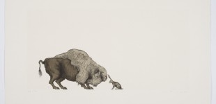 Self-Portrait (Bison and Hare)